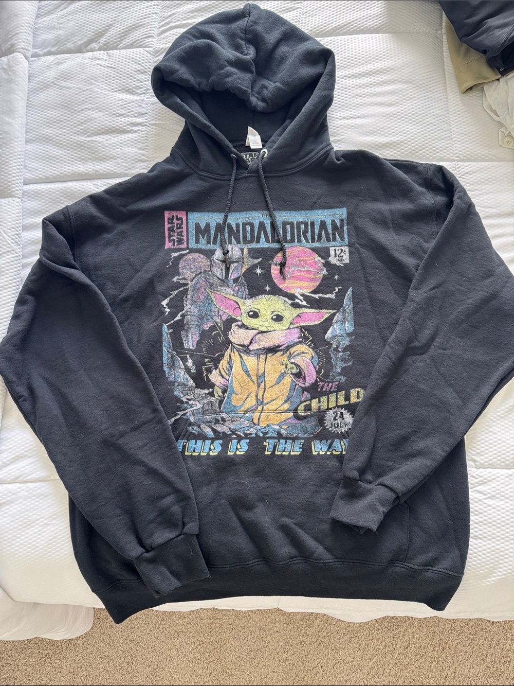 Star Wars The Mandalorian 'The Child' Black Hoodie
